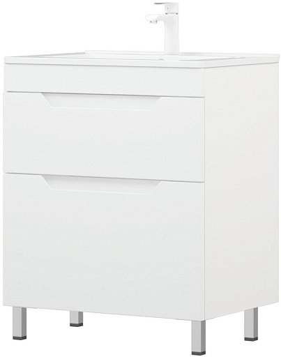 Corozo Тумба под раковину Юта 65 Z2 белая – картинка-3